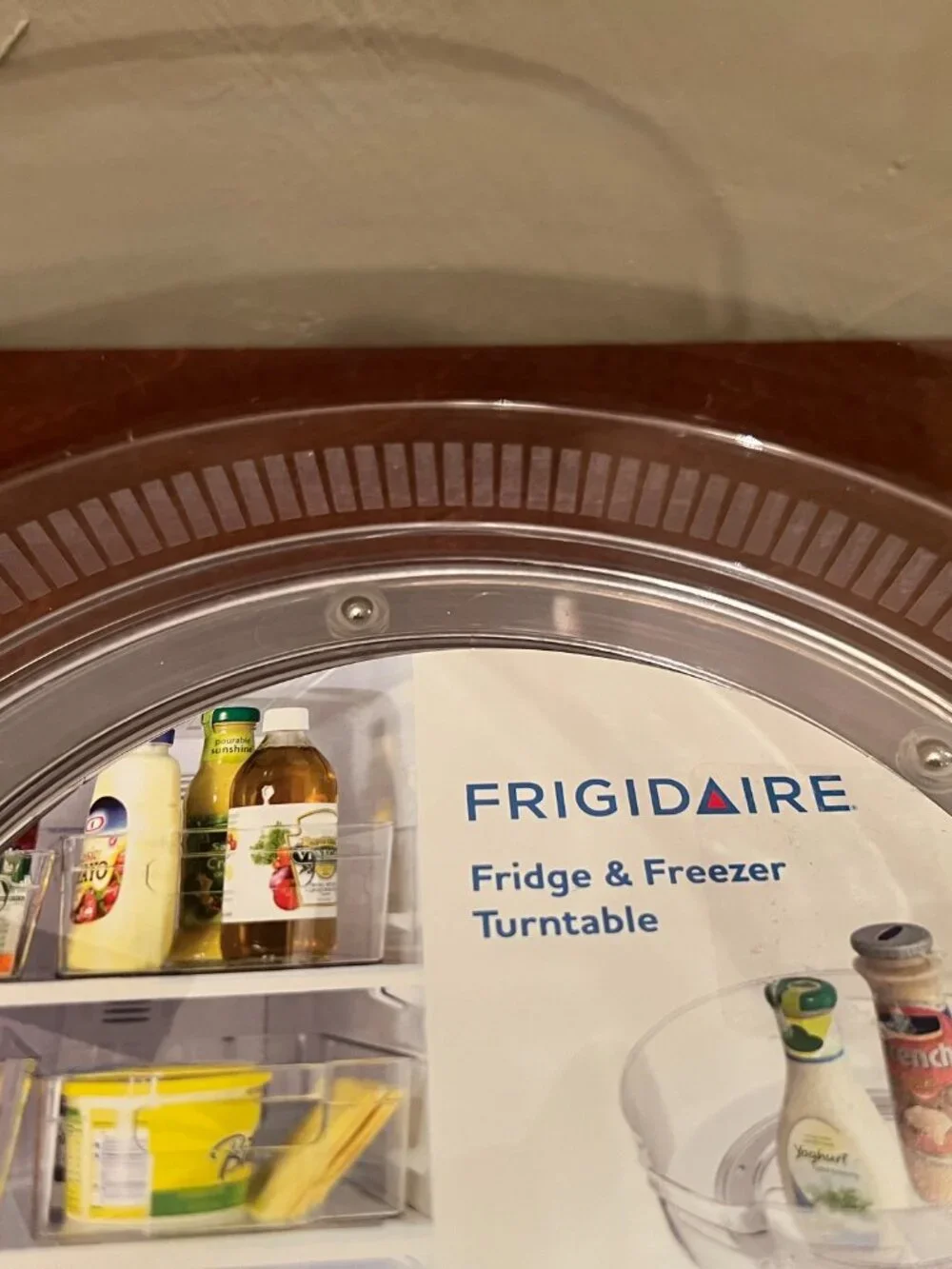 Frigidaire Fridge & Freezer Turntable Lazy Susan Organizer BPA Free 11.5